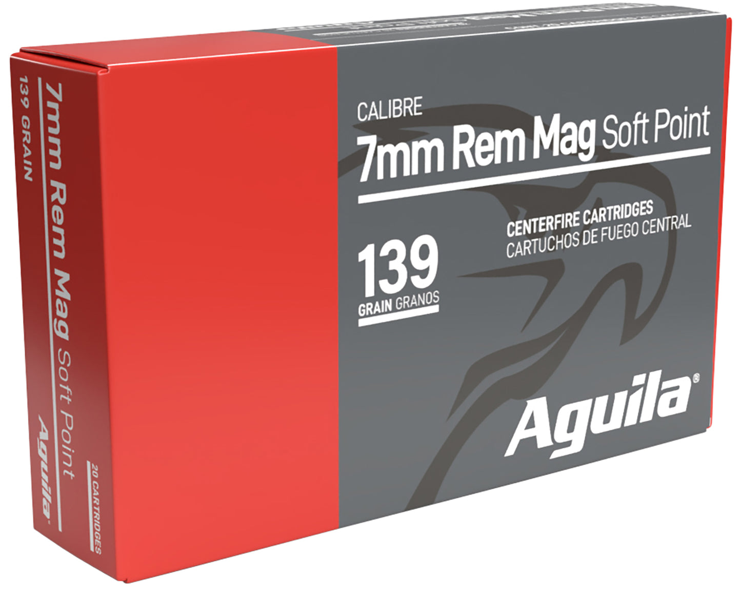 Aguila 80591AG 7mm Rem Mag 139gr InterLock Boat Tail Soft Point 20 Per Box/10 Case