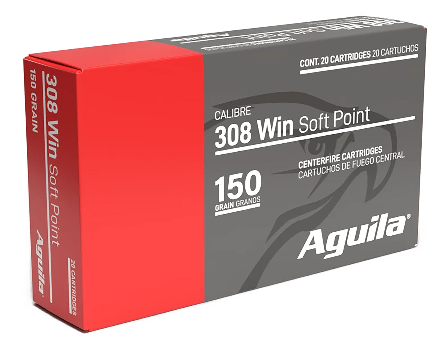 Aguila 8090AG 308Win 150gr InterLock Boat Tail Soft Point 20 Per Box/10 Case