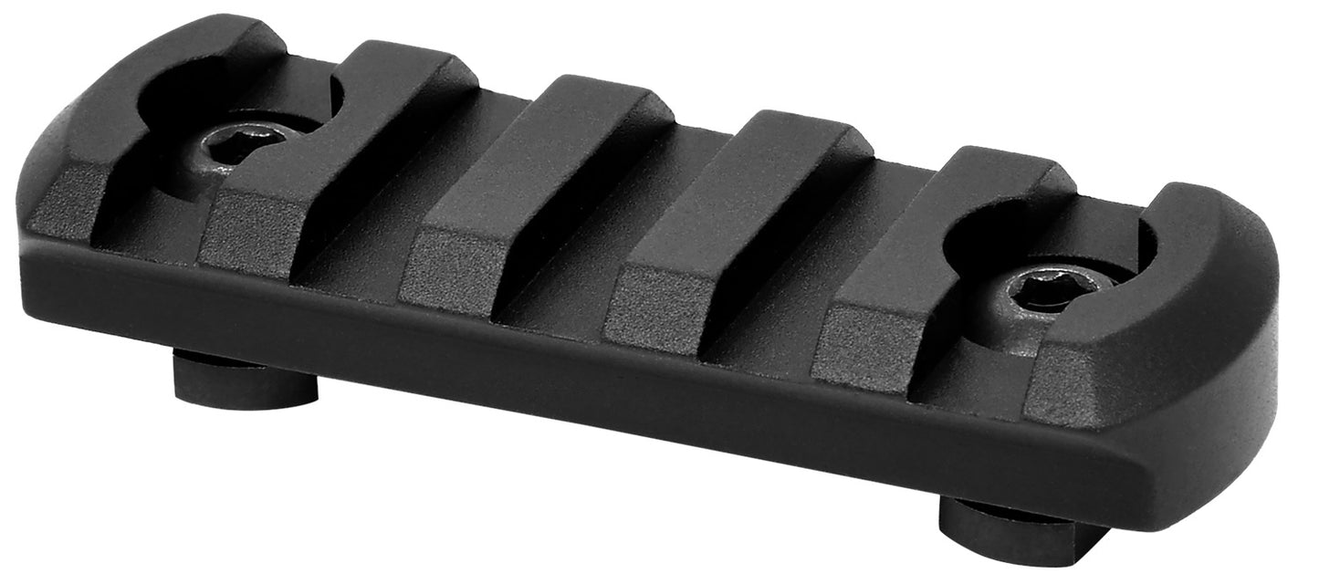 Warne 6202M M-LOK 5 Slot Rail Black Anodized