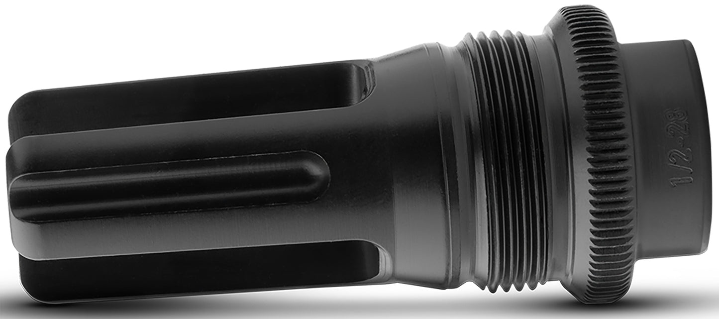 ADVANCED ARMAMENT COMPANY 65037 Flash Hider Black 1/2-28 Threads 5.56