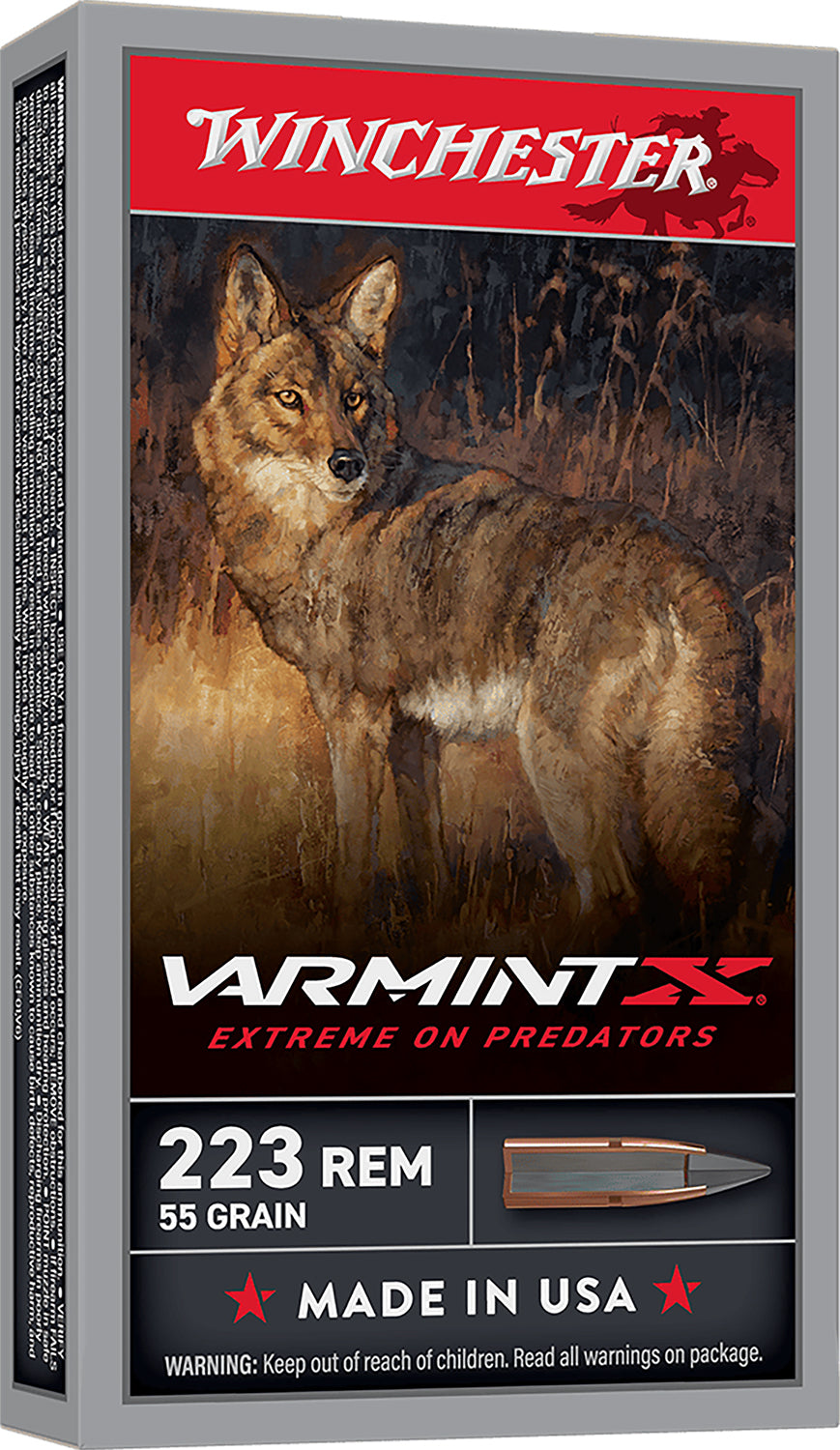 Winchester Ammo X22250PXP Varmint X 22-250Rem 55gr Extreme Point 20 Per Box/10 Case