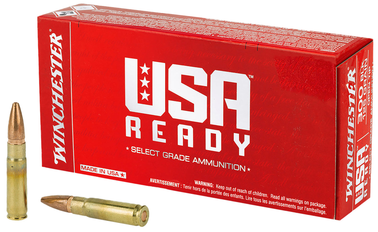 Winchester Ammo WBR68115 6.8mmRemSPC 115gr Full Metal Jacket 100 Per Box/10 Case