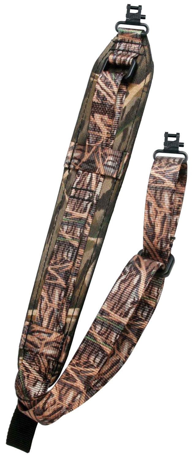 Outdoor Connection AD20918 Super Sling 1" W Padded Mossy Oak Shadow Grass Nylon with Talon QD Swivels for Rifle/Shotgun
