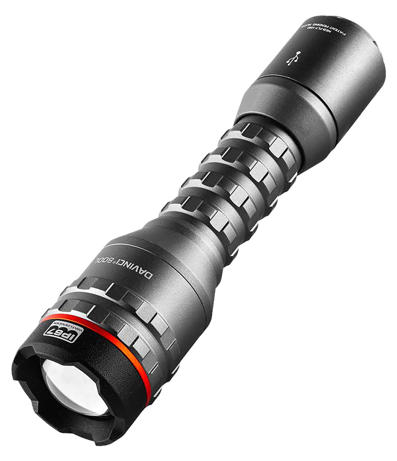 Alliance Consumer Group NEBFLT1063 Davinci 800L Flashlight Gray 100/400/800 Lumens White LED