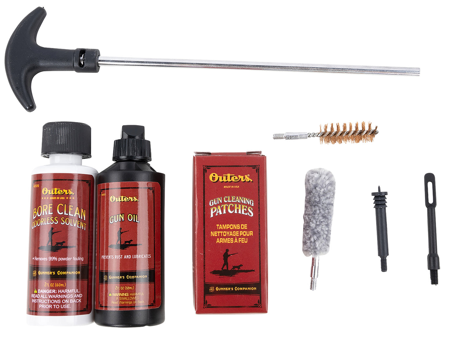 Outers 98418 Aluminum Rod Pistol Kit 40 S&W, 45 ACP, 10mm