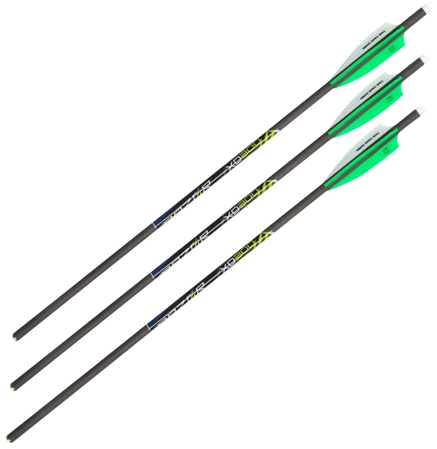 Allen 93230 XD300 Crossbow Bolts Black 20" Carbon Fiber 3 Pack