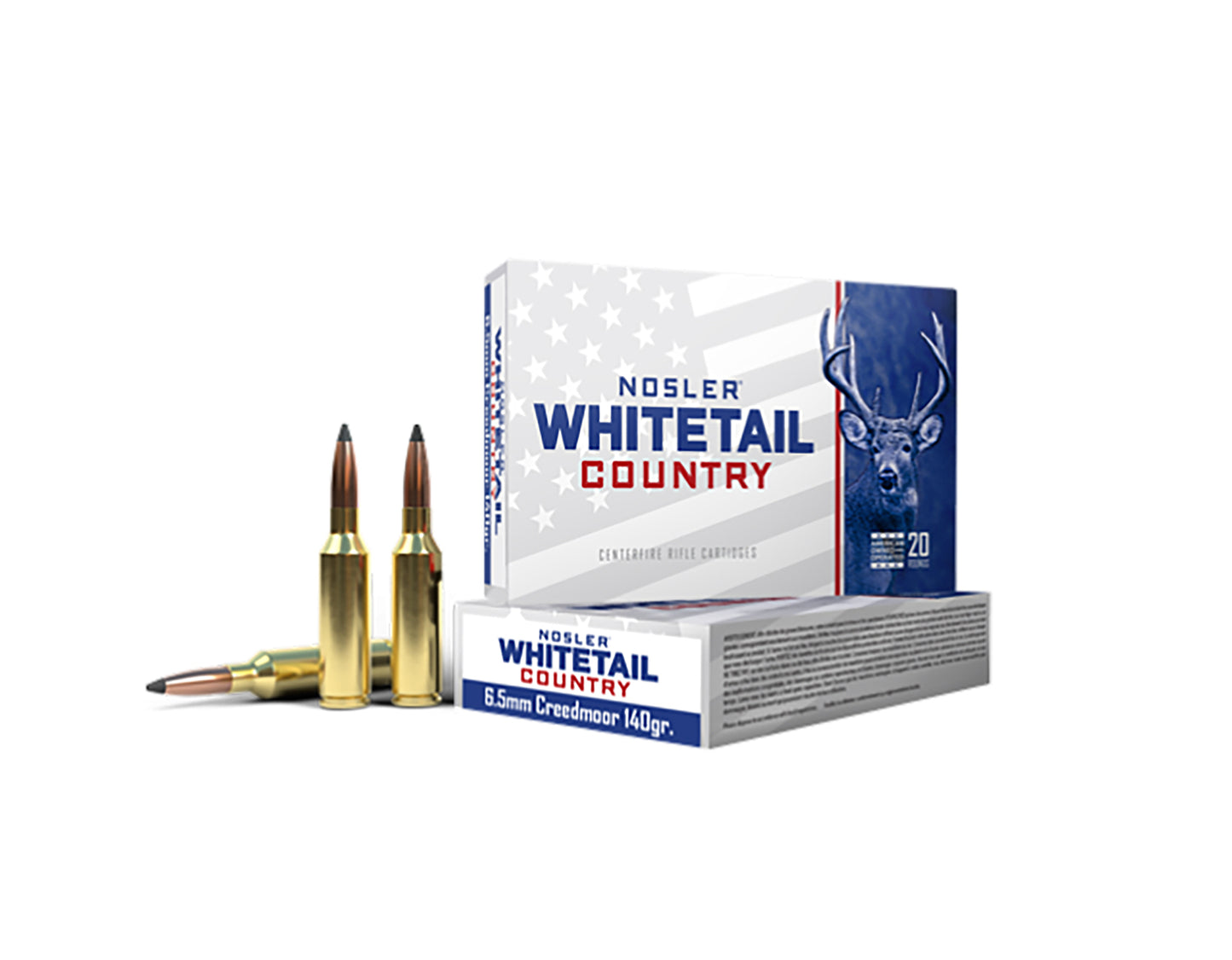 Nosler 40105 6.5Creedmoor 140gr Spitzer Boat Tail 20 Per Box/10 Case