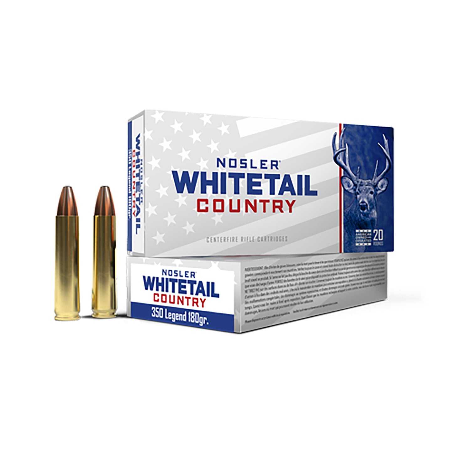 Nosler 40130 350Legend 180gr 20 Per Box/10 Case