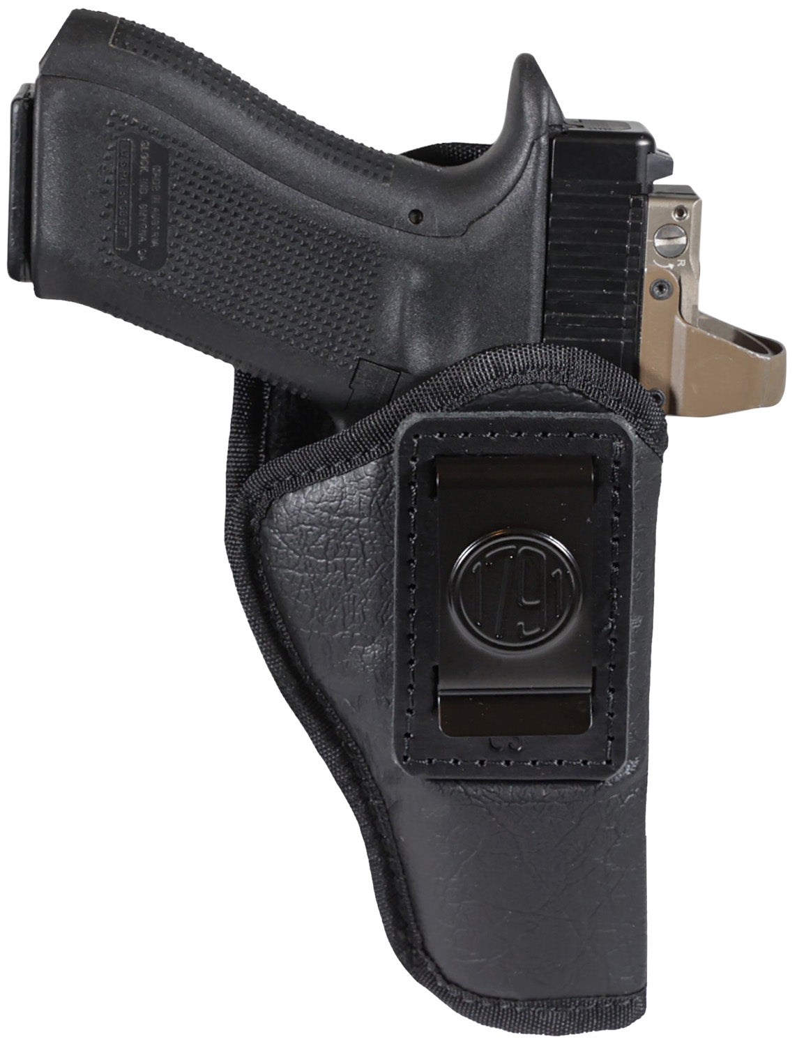 1791 Gunleather ECOC3BLKR EcoCarry IWB Compact Black Right Hand