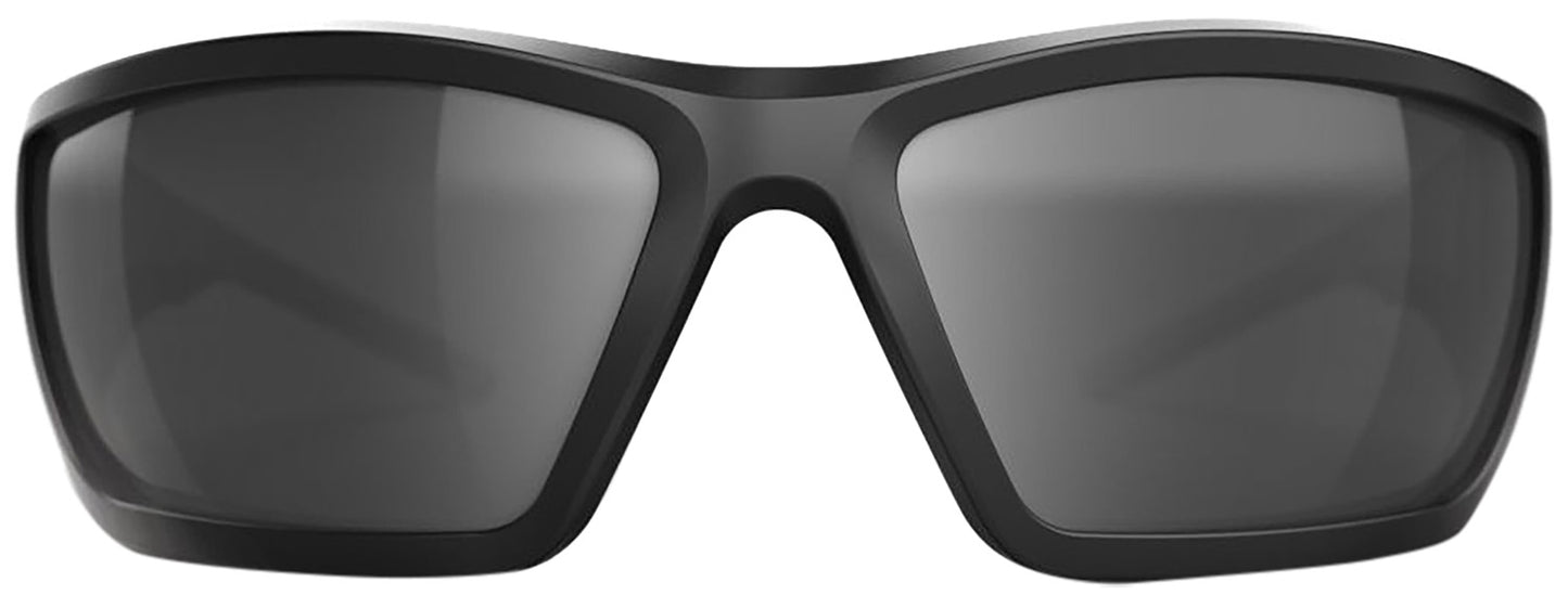 Glock AS41041 Blue Line Tactical Glasses Silver Mirror Lens Black Frame
