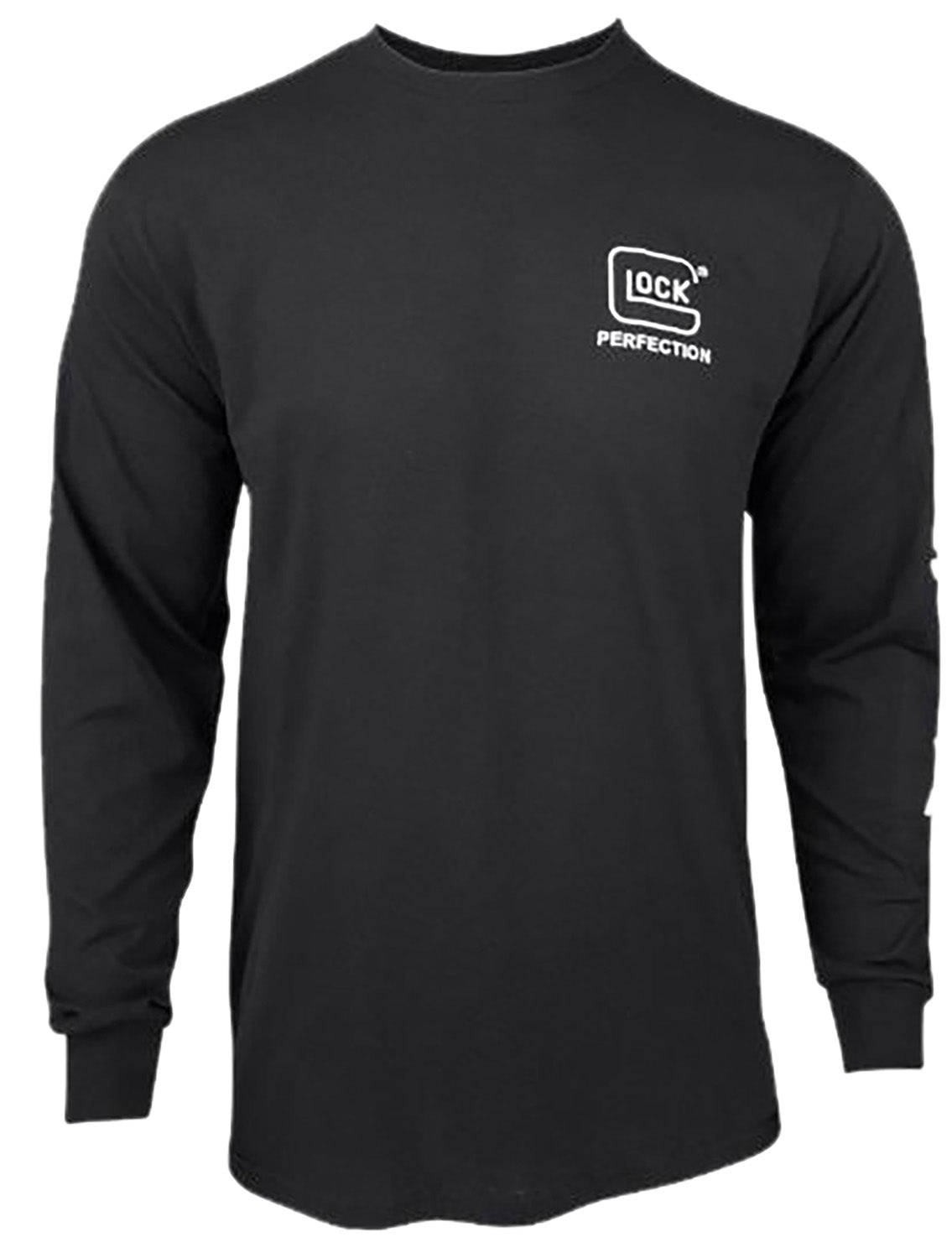 Glock AP96099 Perfection Long Sleeve Tee Black Pre-Shrunk Cotton Long Sleeve Medium