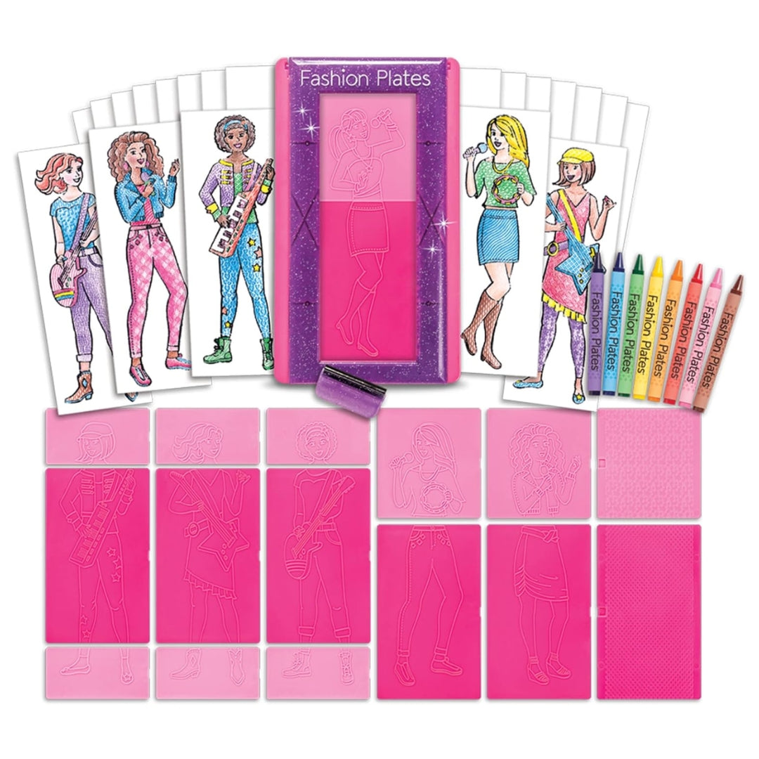 Fashion Plates Mega Kit – Design & Create Stylish Outfits | DIY Fashion Design Kit for Kids