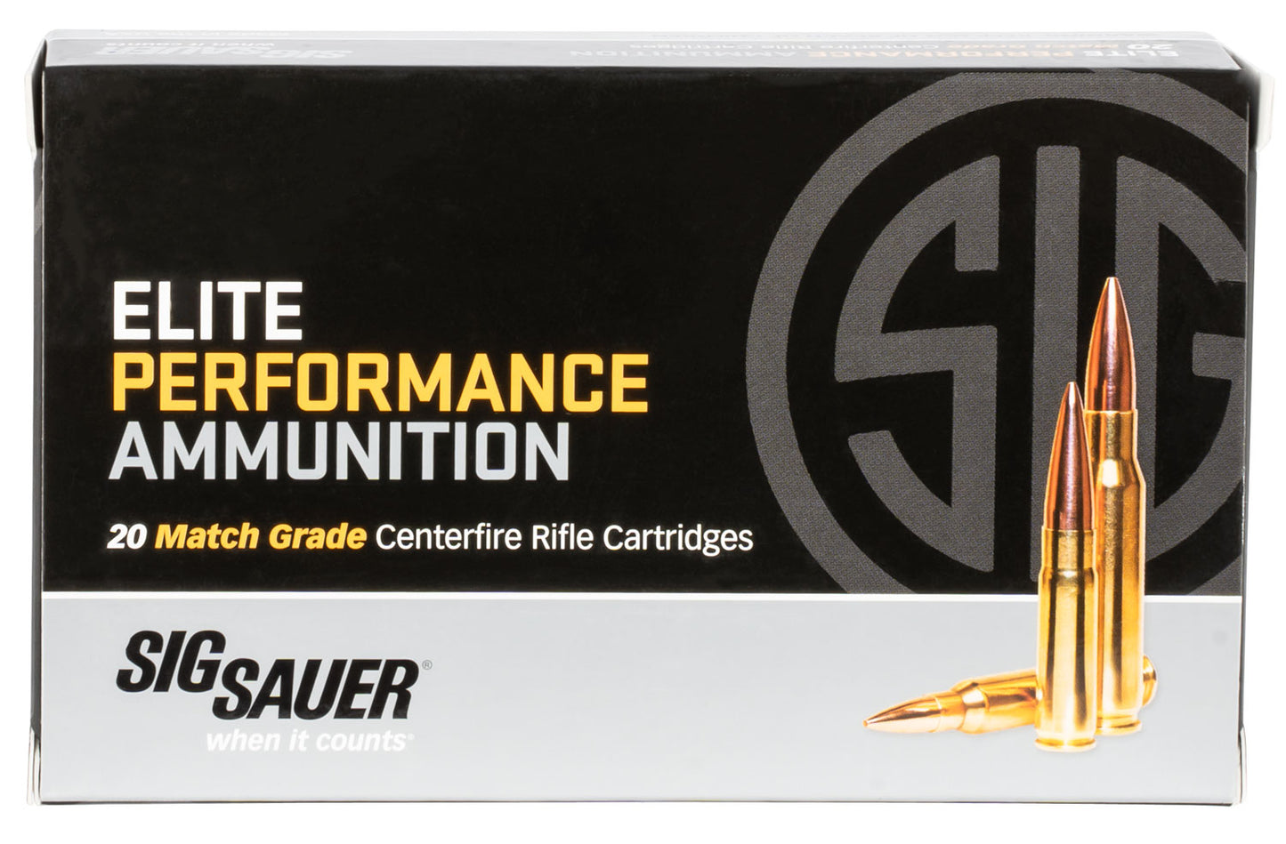 Sig Sauer E3WMM120 Marksman Elite 300 Win Mag 190 gr Open Tip Match 20 Per Box/ 25 Case