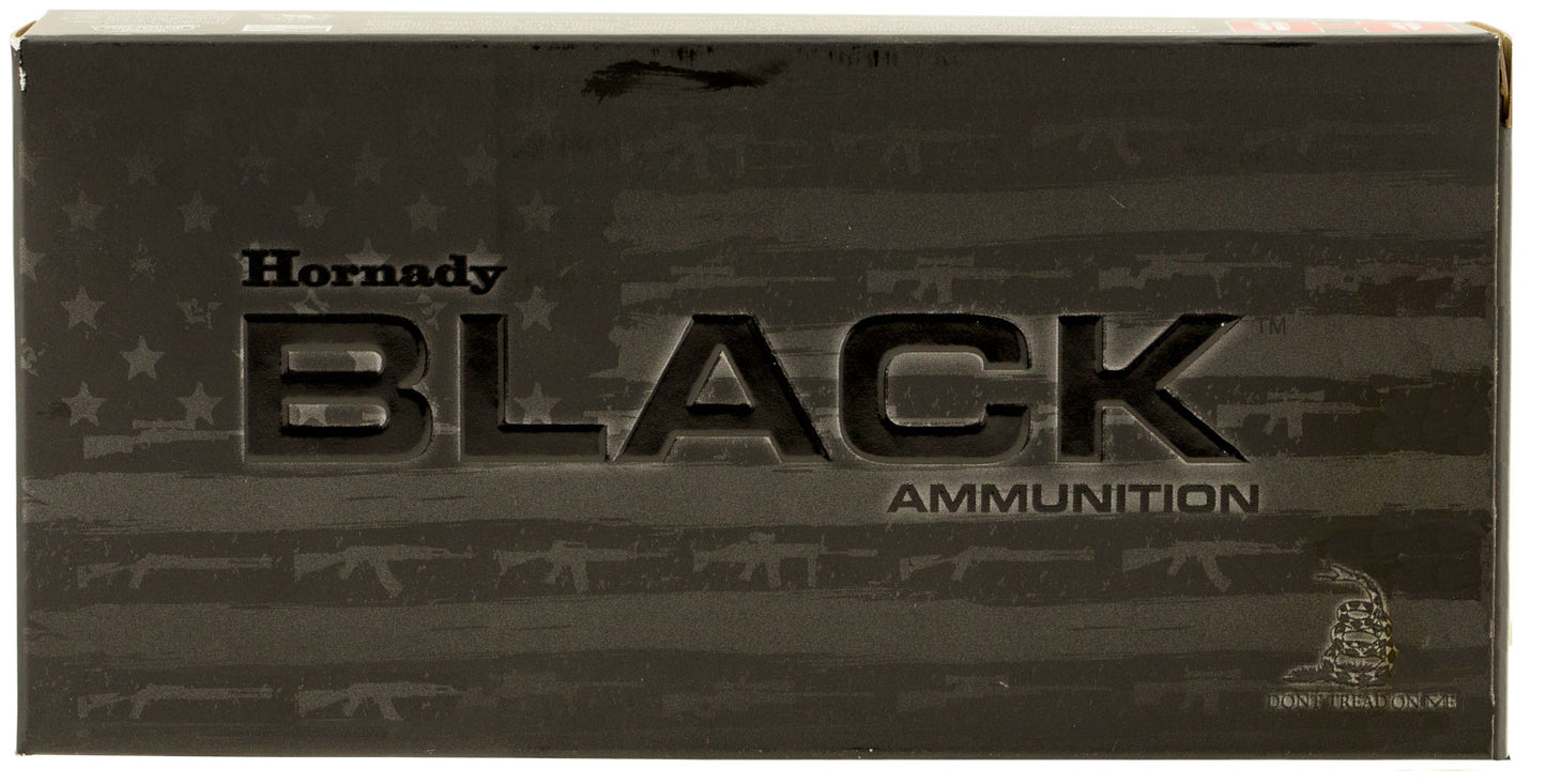 Hornady 81263 Black 5.56x45mmNATO 62gr Full Metal Jacket 20 Per Box/10 Case