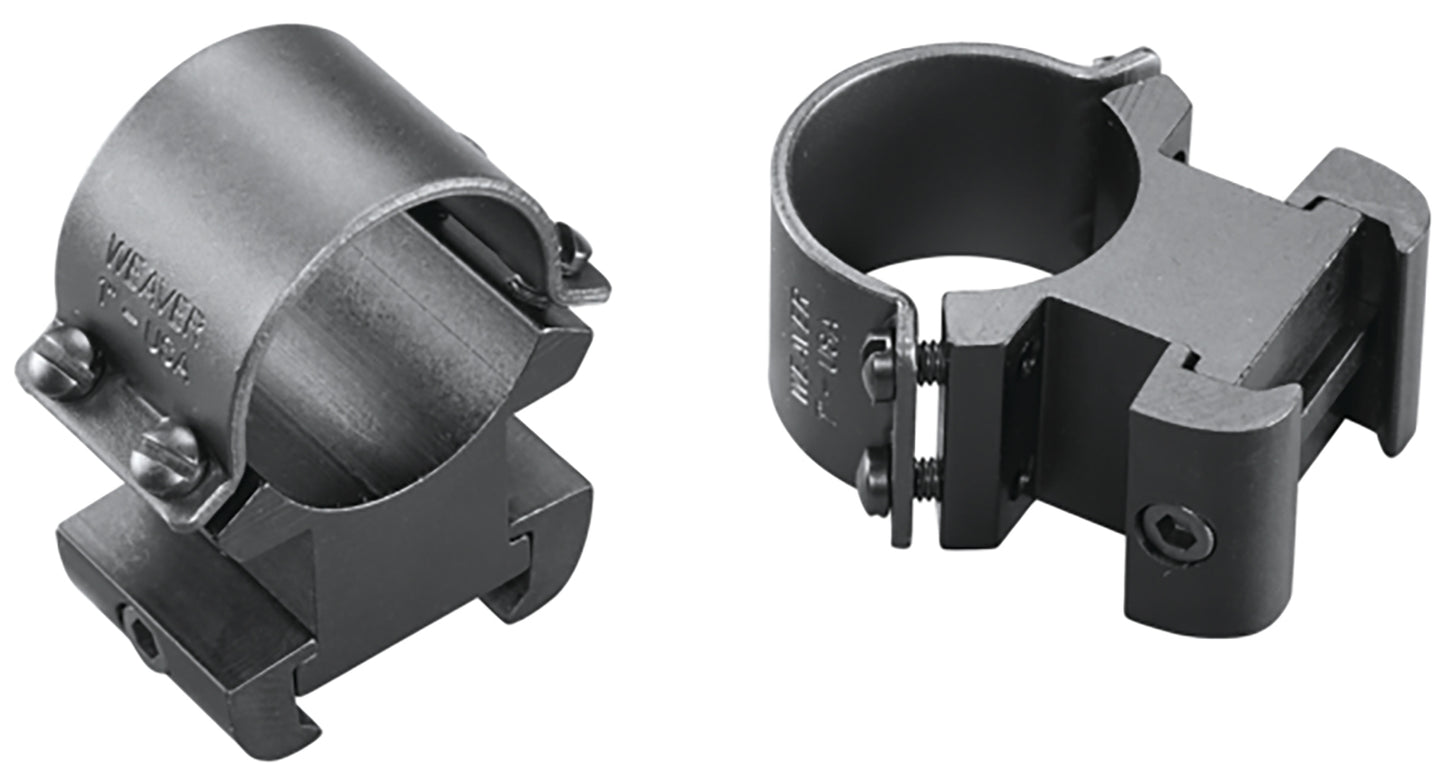 Weaver Mounts 49145 Sure Grip Windage Adjustable Rings Matte Black 1" Extra High