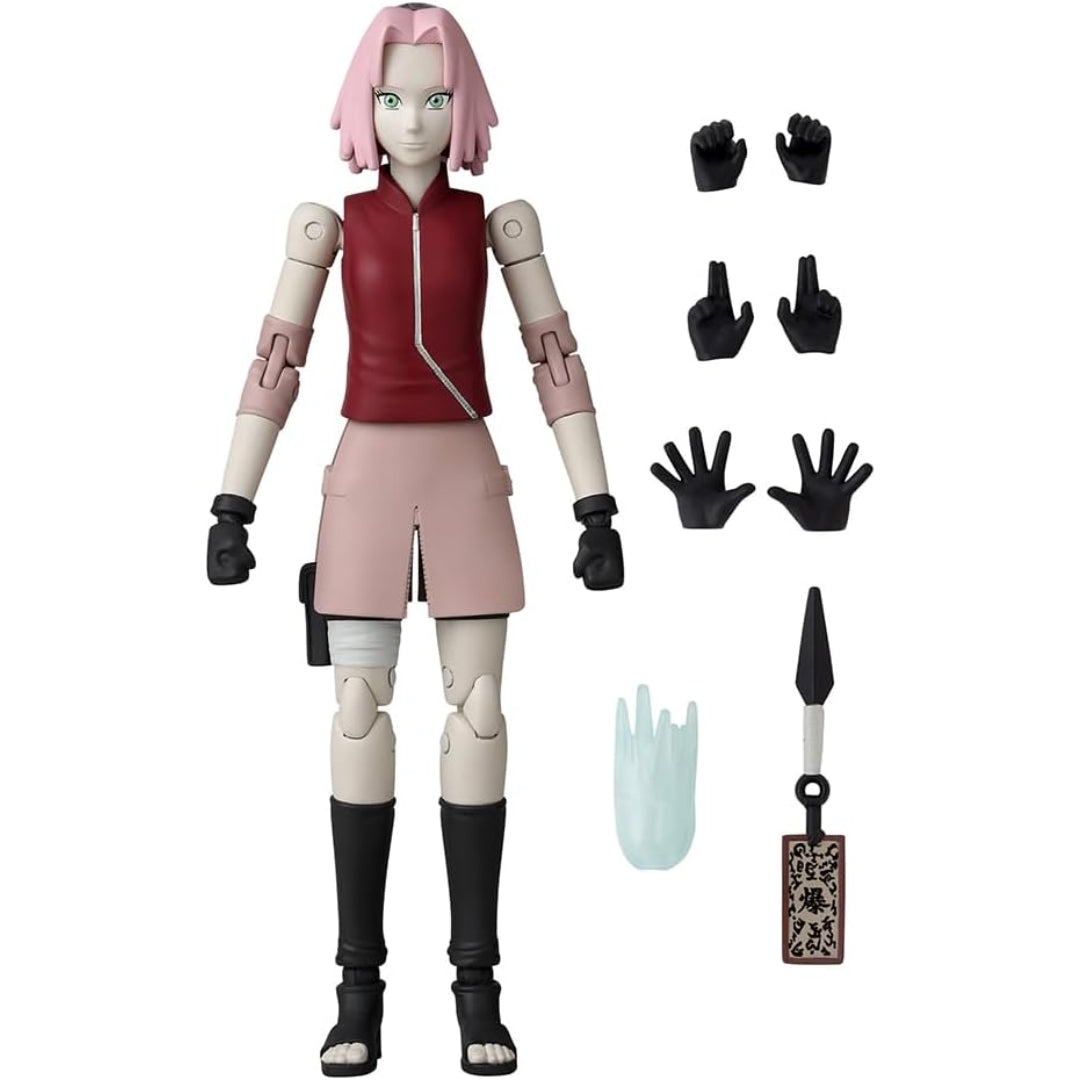 Bandai Sakura Haruno Action Figure – Highly Detailed Naruto Collectible | Perfect for Anime Fans