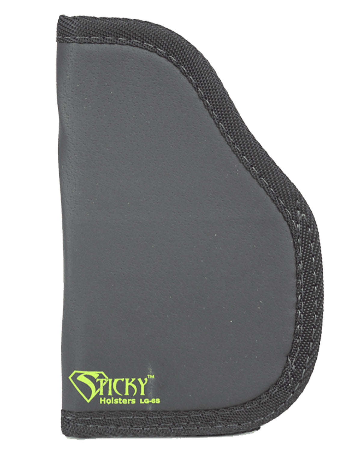 Sticky Holsters LG6SMOD LS LG-6S Black/Green Latex Free Rubber Fits 3-4" Large Auto w/Laser Ambidextrous