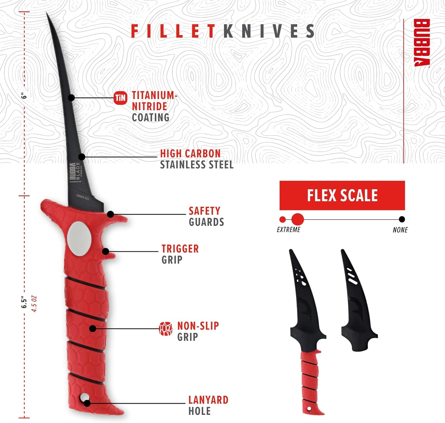 Bubba Blades 6 Inch Ultra Flex Model # 1085876