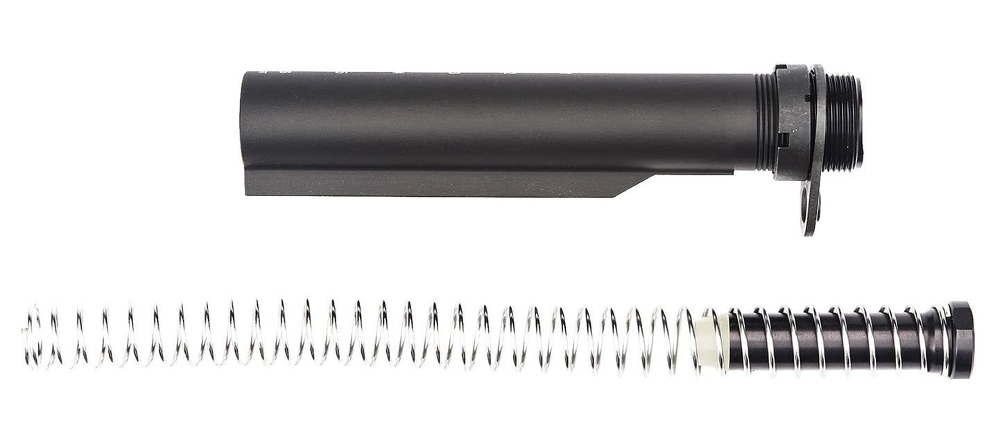 Spikes SLA500R Buffer Tube 6 Position Mil-Spec Black Hardcoat Anodized Aluminum