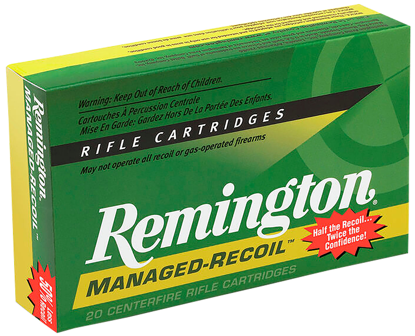 Remington Ammunition 27644 Managed-Recoil 30-30Win 125gr Soft Point Core Lokt 20 Per Box/10 Case