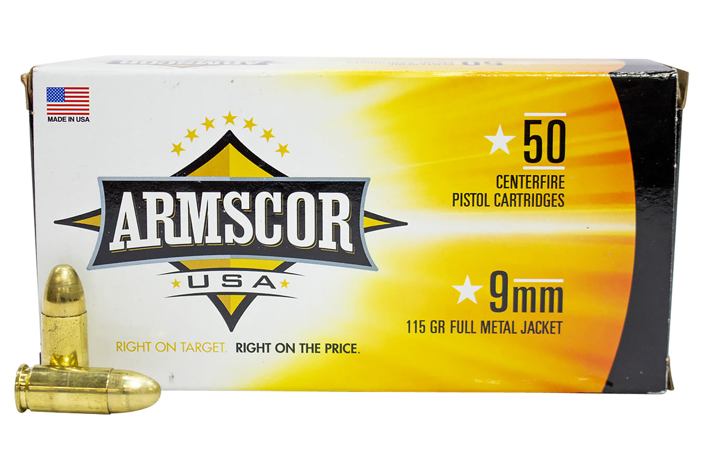 Armscor FAC92N USA 9mmLuger 115gr Full Metal Jacket 50 Per Box/20 Case