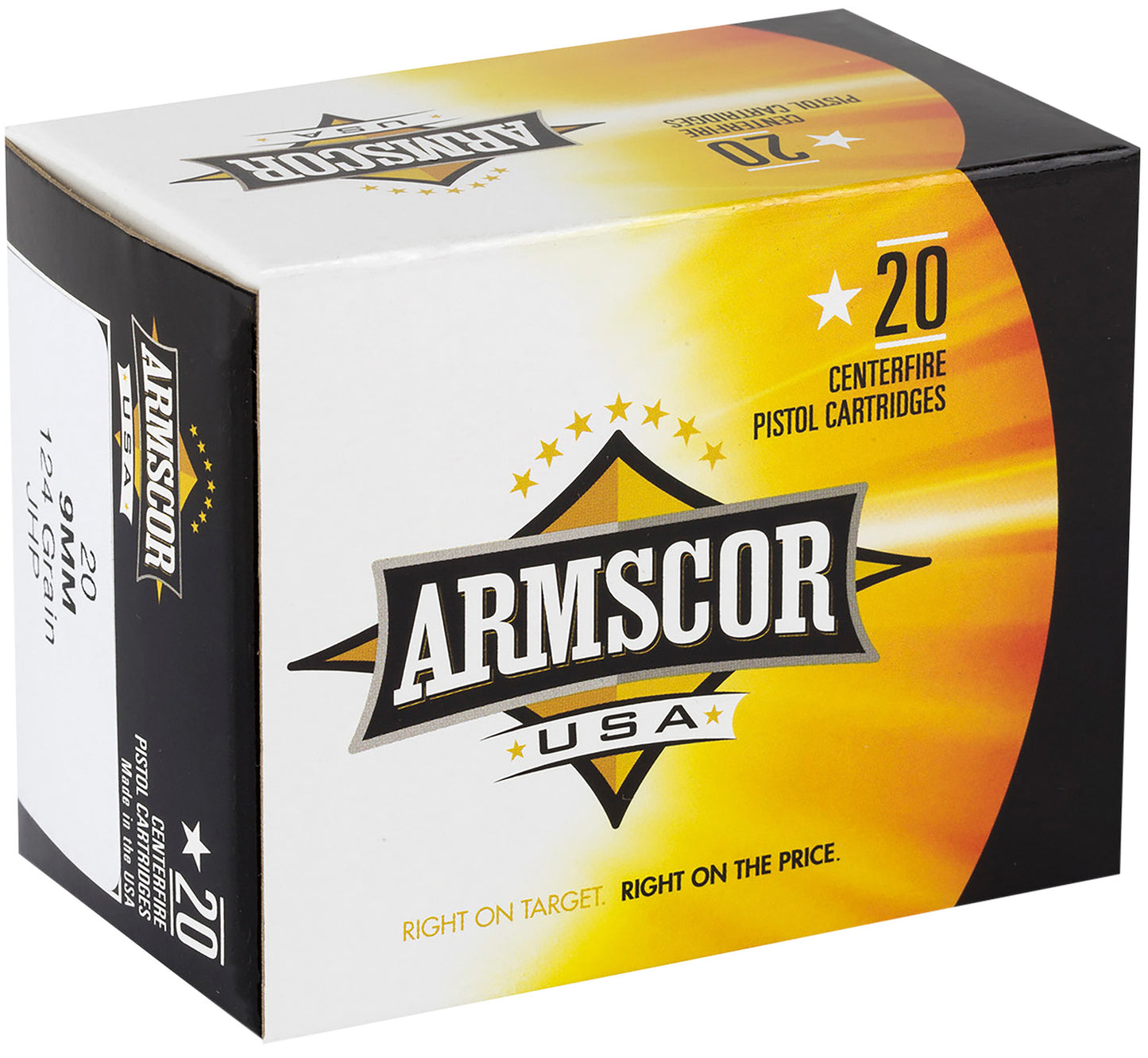 Armscor AC97N USA 9mmLuger 124gr Jacketed Hollow Point 20 Per Box/25 Case