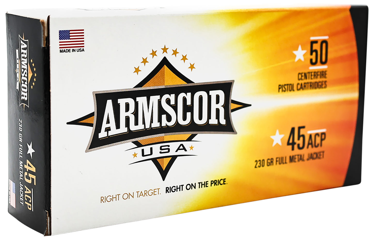Armscor FAC4512N USA 45ACP 230gr Full Metal Jacket 50 Per Box/20 Case