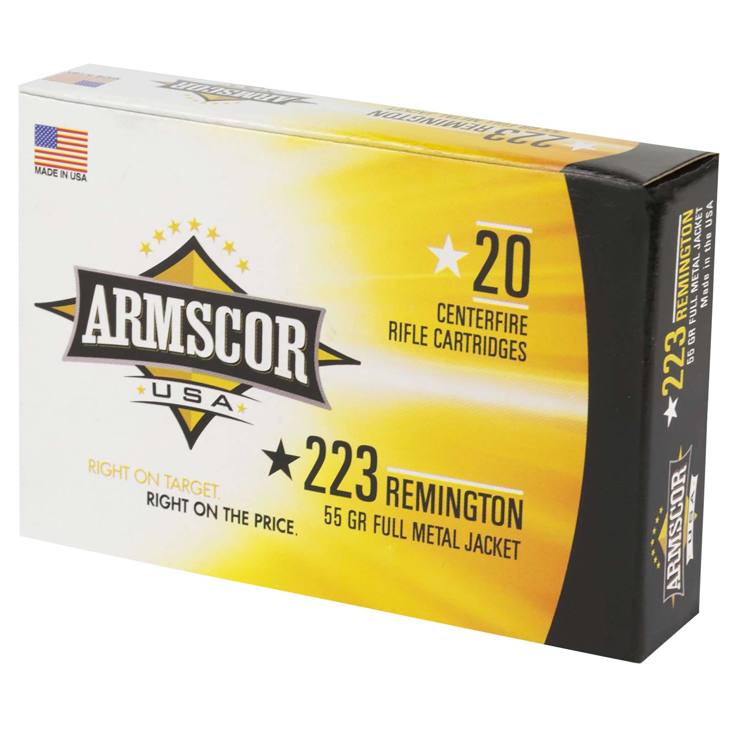 Armscor FAC2231N USA 223Rem 55gr Full Metal Jacket 20 Per Box/50 Case