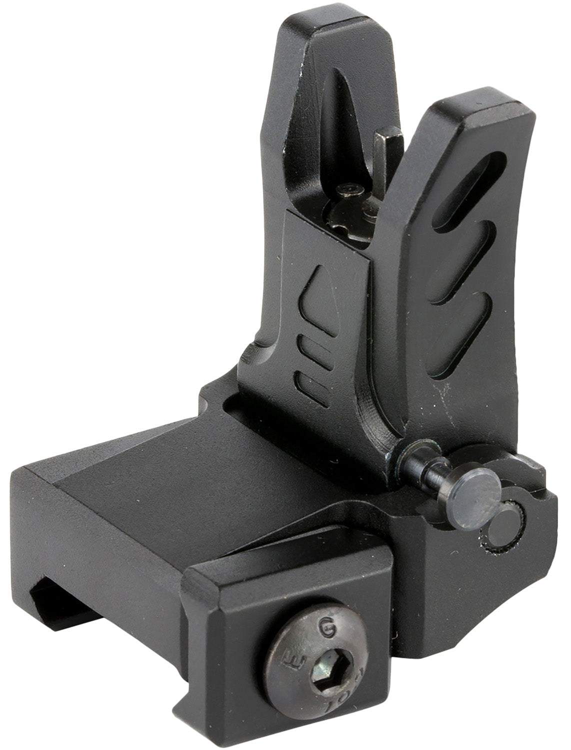 UTG MNT755 UTG Accu-Sync Flip-Up Front Black AR-15 AR Platform Flip Up Back Up Front Sight