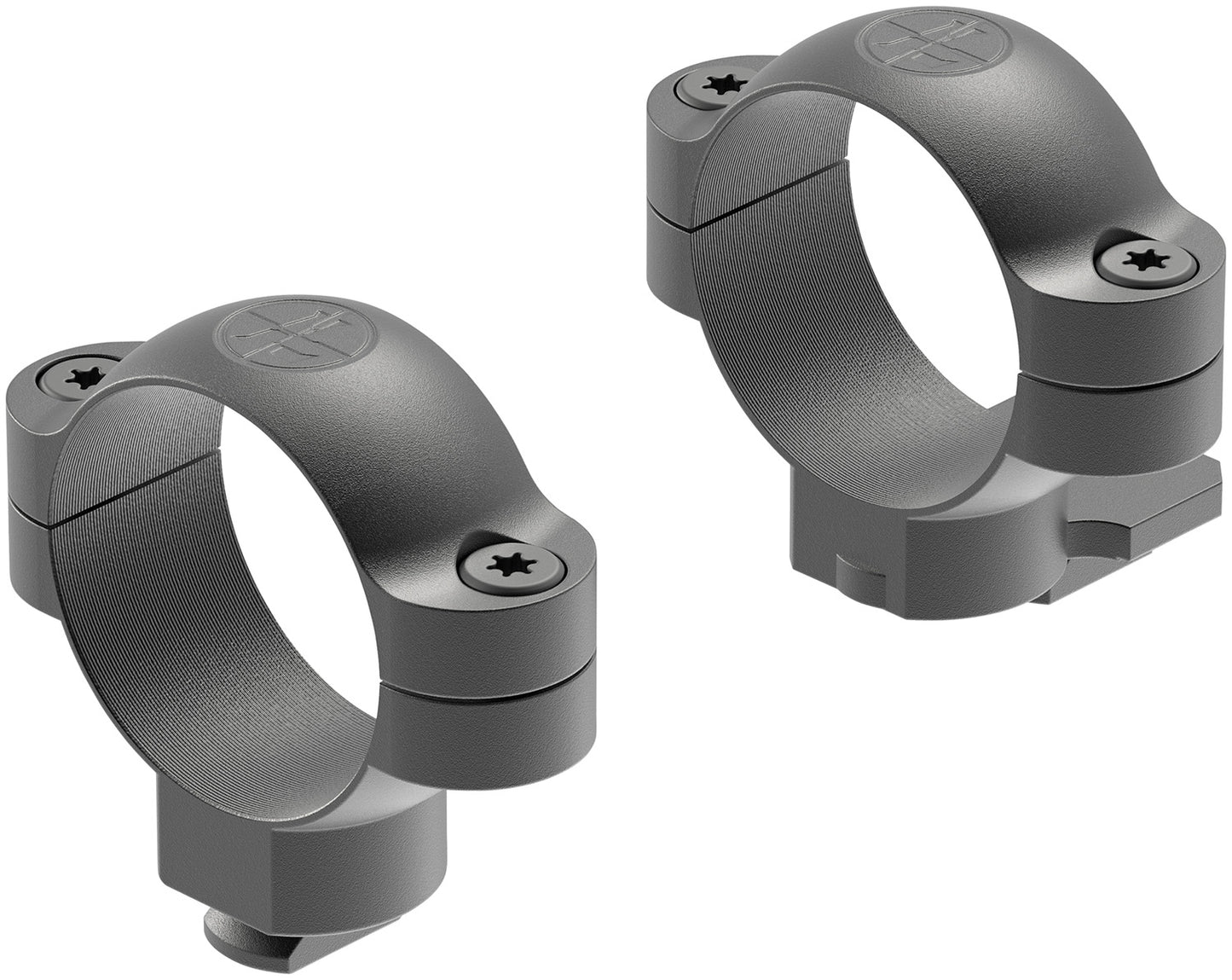 Leupold 54186 Dual Dovetail Scope Ring Set Matte Black Steel, 30mm Tube, High Extended Dovetail