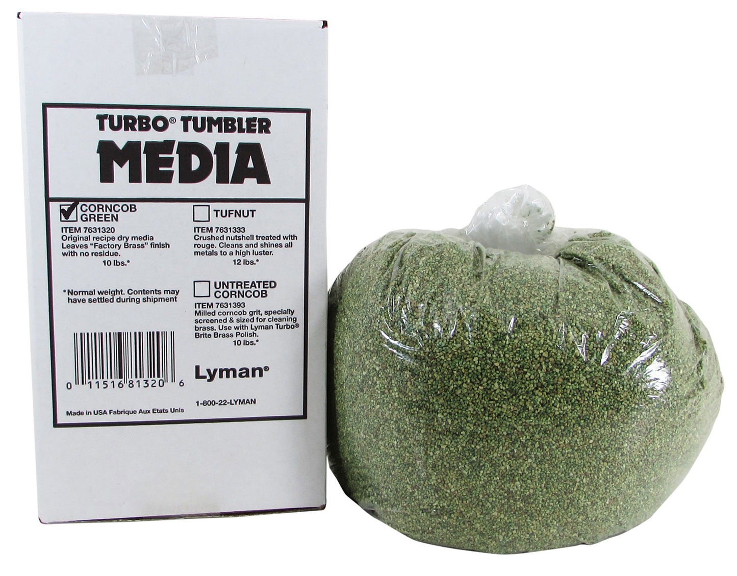 Lyman 7631320 Corn Cob Plus 10 lbs Resealable Bag