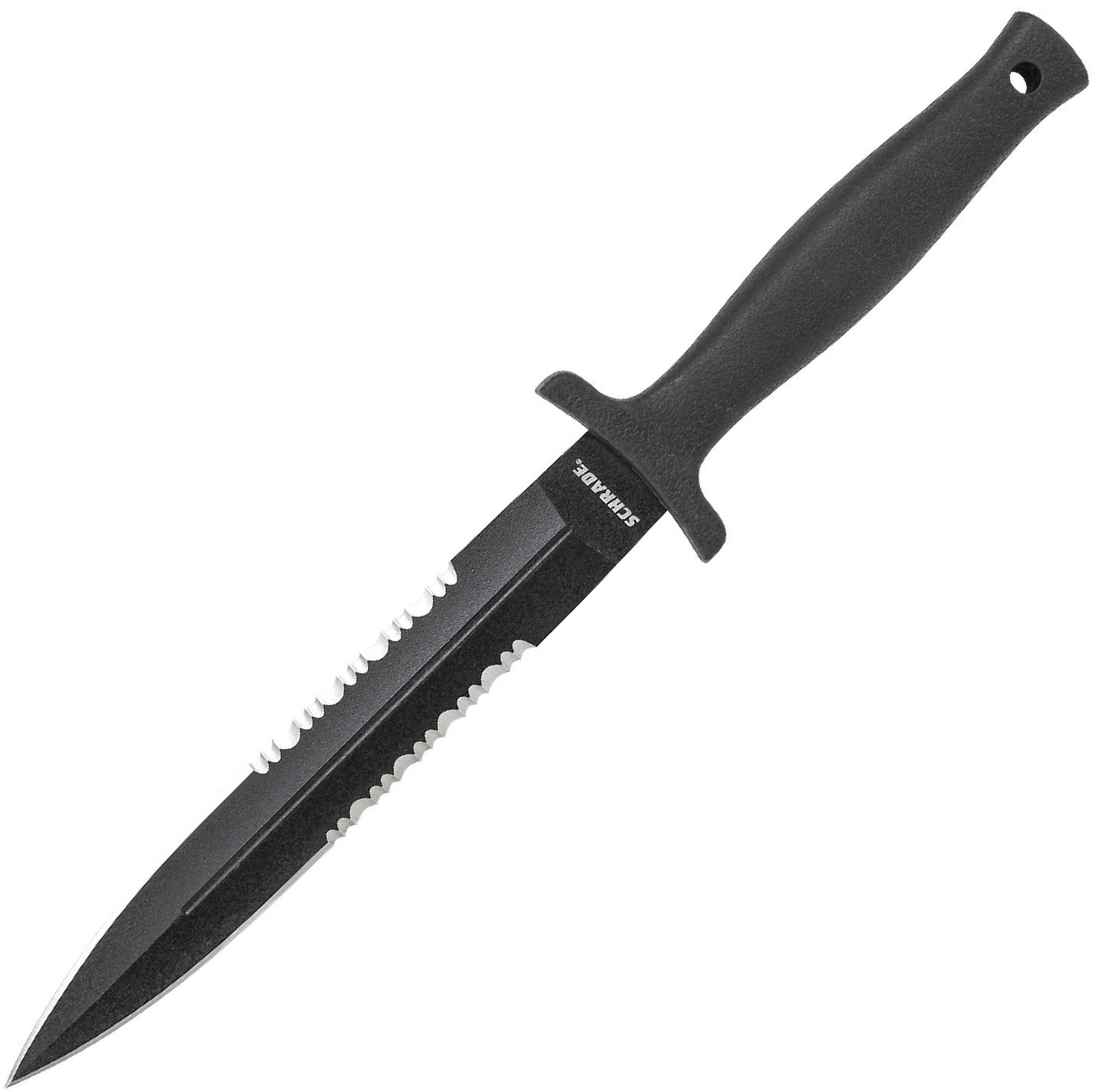 Schrade Needle Fixed Blade 7Cr17MoV double-edged TPE handle tactical | Beauty Riche