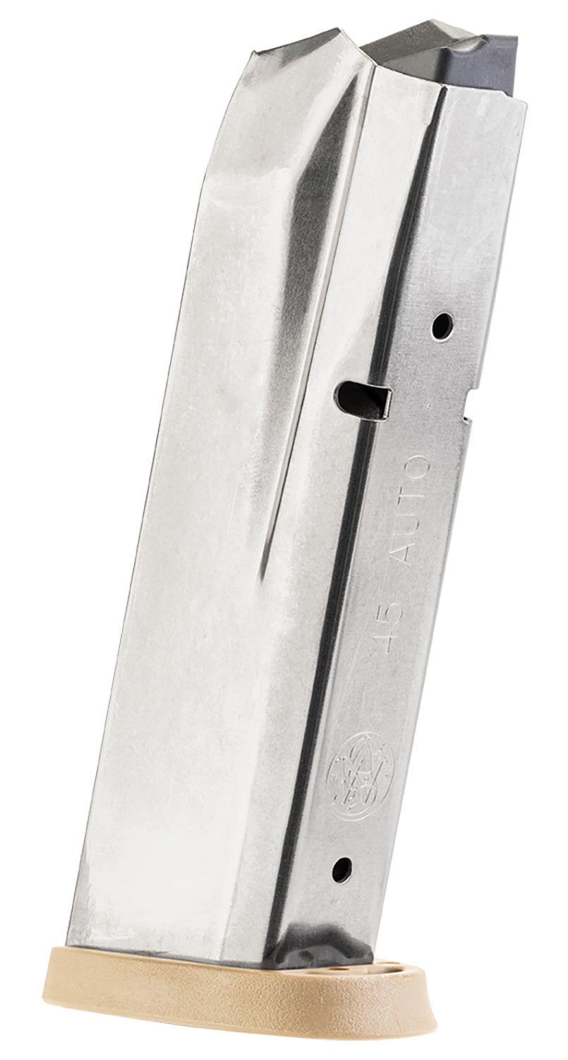 Smith & Wesson 194700000 M&P 10rd 45ACP Blued/Brown Floor Plate Steel