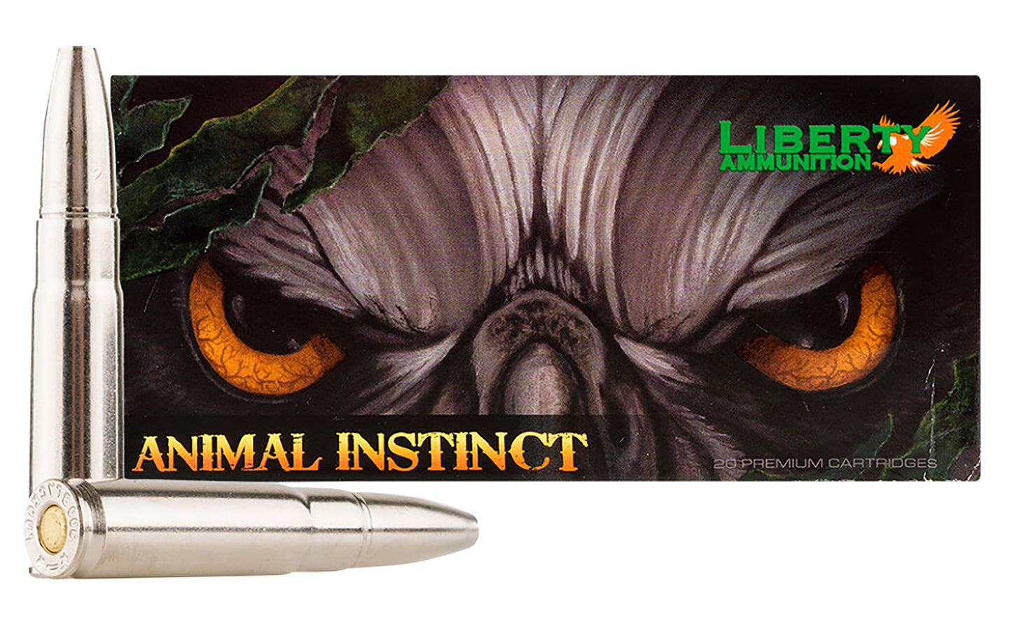 Liberty Ammunition LAHAC300044 Animal Instinct 300Blackout 96gr Fragmenting Copper Hollow Point 20 Per Box/50 Case