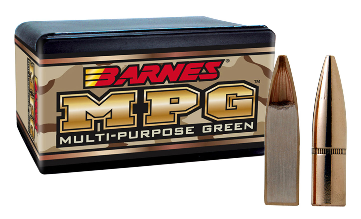 Barnes Bullets 30195 MPG 223Rem 55gr Multi Purpose Green 100/Box