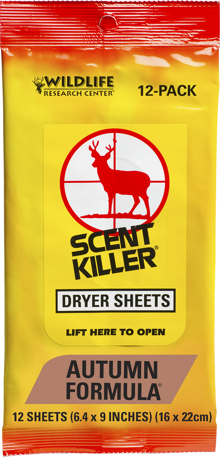 Wildlife Research 580 Scent Killer Odor Eliminator Autumn Scent Dryer Sheet 12