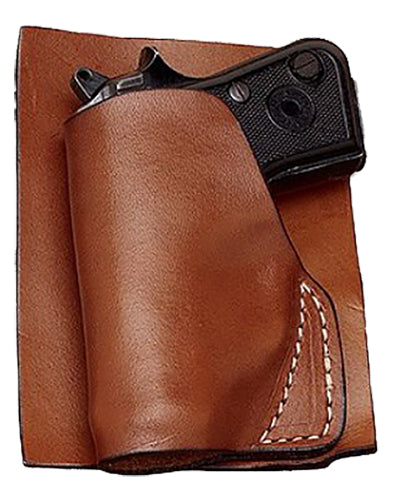 Hunter Company 25002 Pocket Pocket Brown Leather Pocket Fits Ruger LCP 380 Right Hand