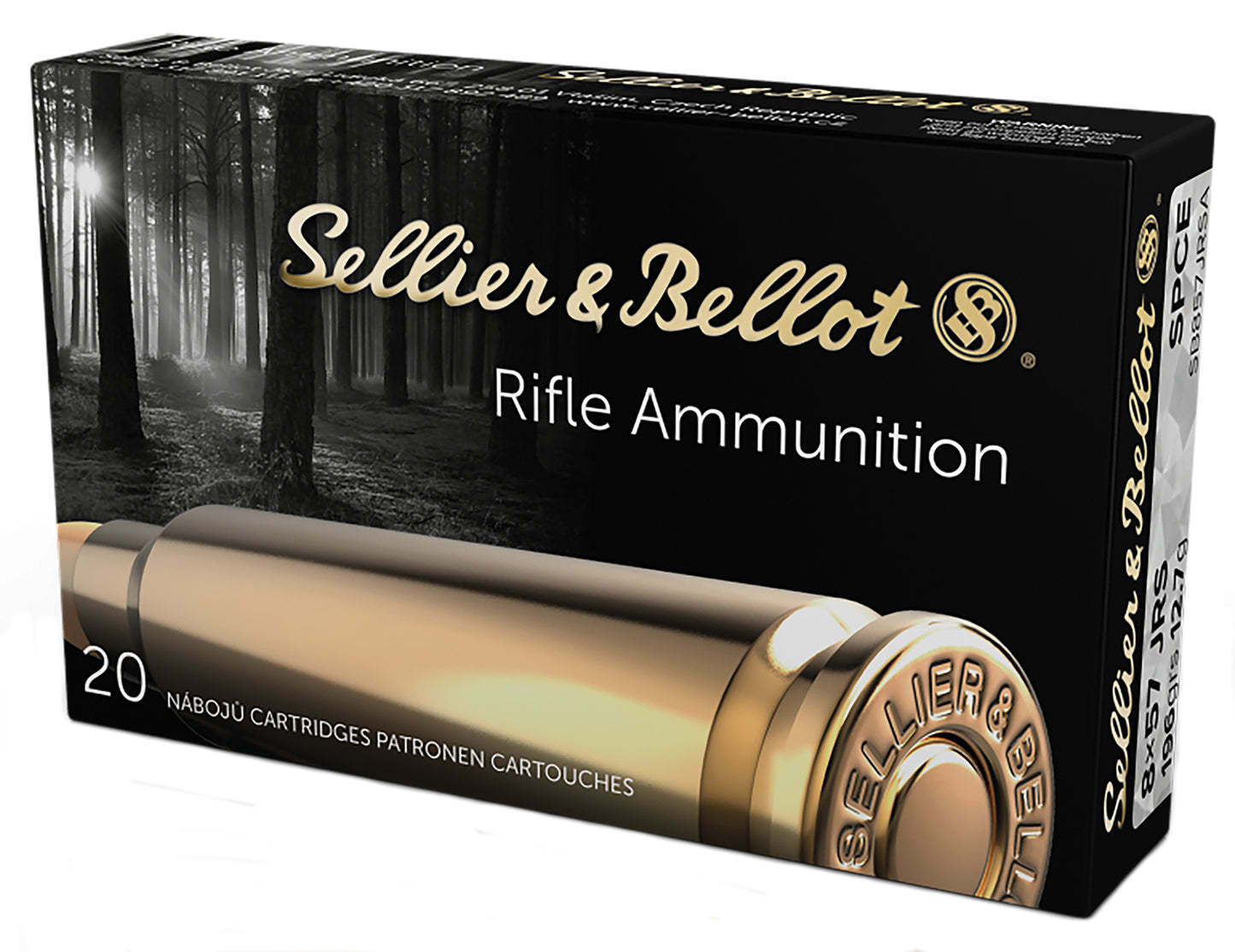 Sellier & Bellot SB857JRSA Rifle 8mmMauser 196gr Soft Point Cut Through Edge 20 Per Box/20 Case