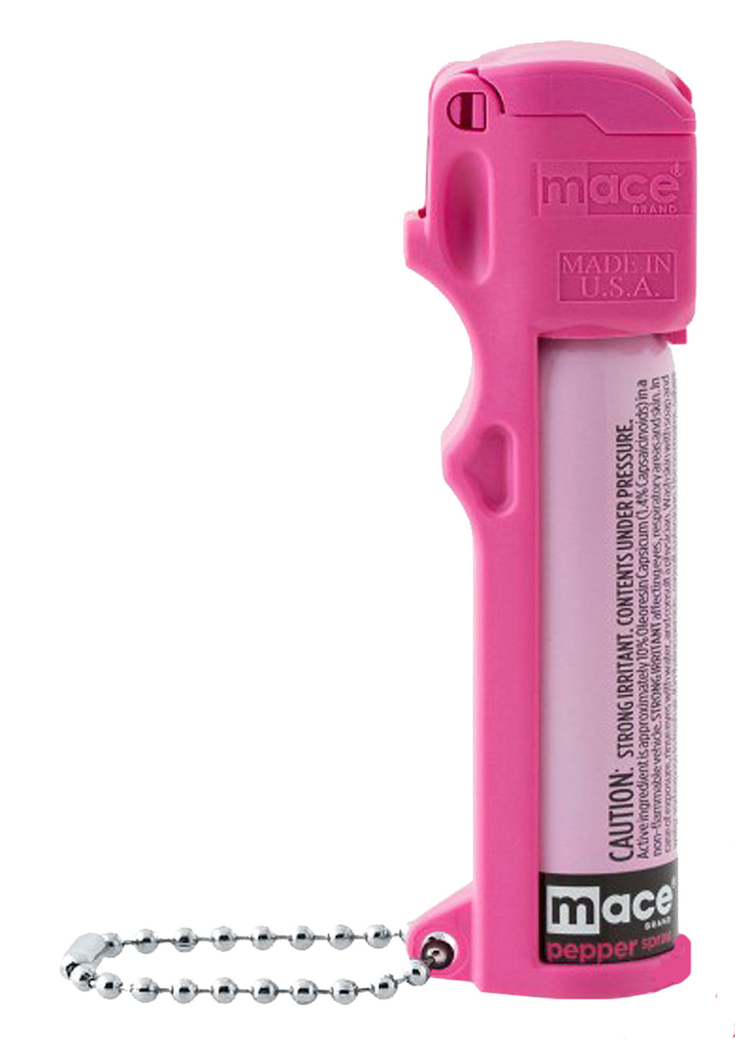 Mace 80347 Personal Protection Pepper Spray OC Pepper 10-12 ft Range Hot Pink 18 grams
