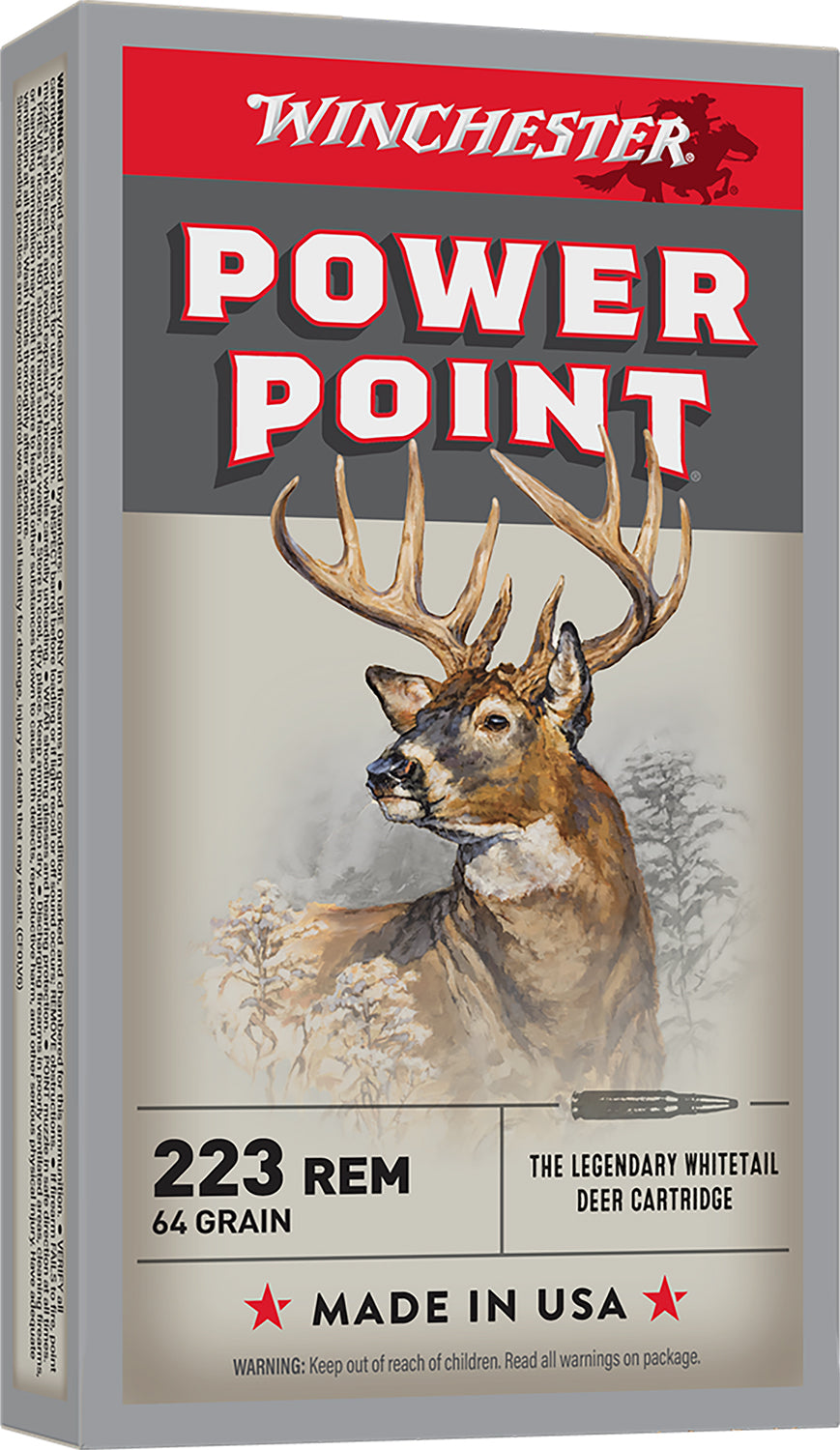 Winchester Ammo X223R2 Power-Point 223Rem 64gr 20 Per Box/10 Case
