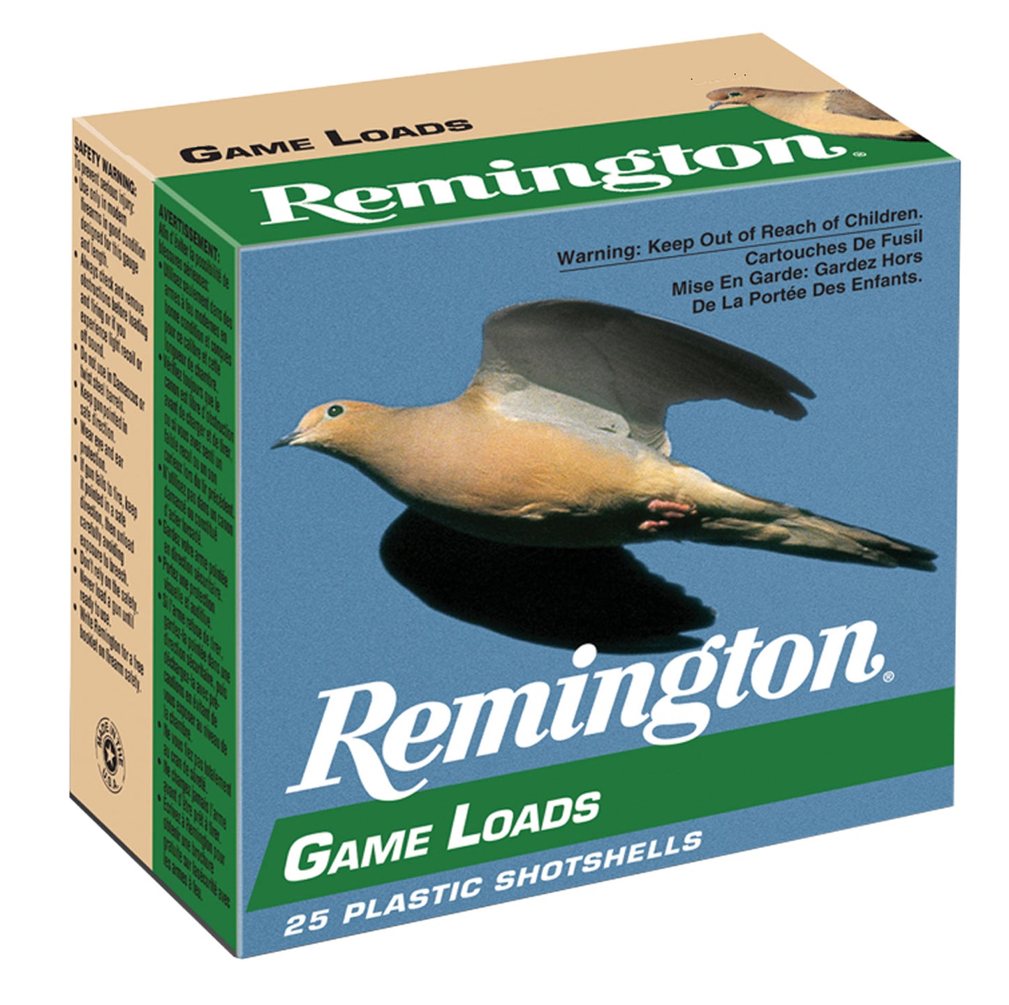 Remington Ammunition 20028 Game Load 12Gauge 2.75" 1oz 6Shot 25 Per Box/10 Case