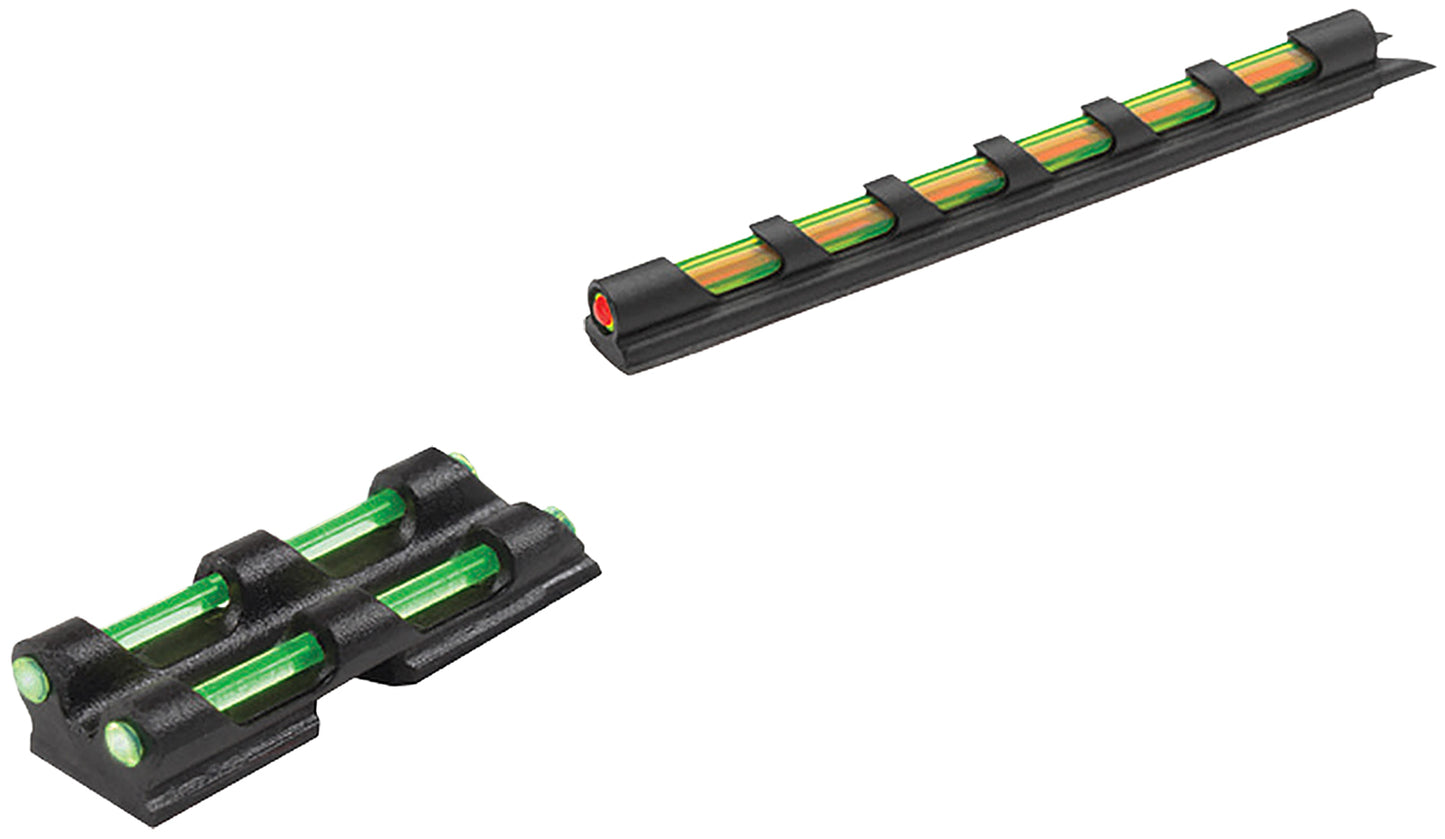 TruGlo TG94D Gobble???Dot Universal Shotgun Sights Black | Green with Red Center Fiber Optic Front Sight | Green Fiber Optic Rear Sight