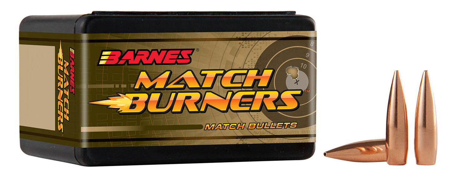 Barnes Bullets 30230 Match Burners 6.5Creedmoor 140gr Match Burners Boat Tail 100/Box