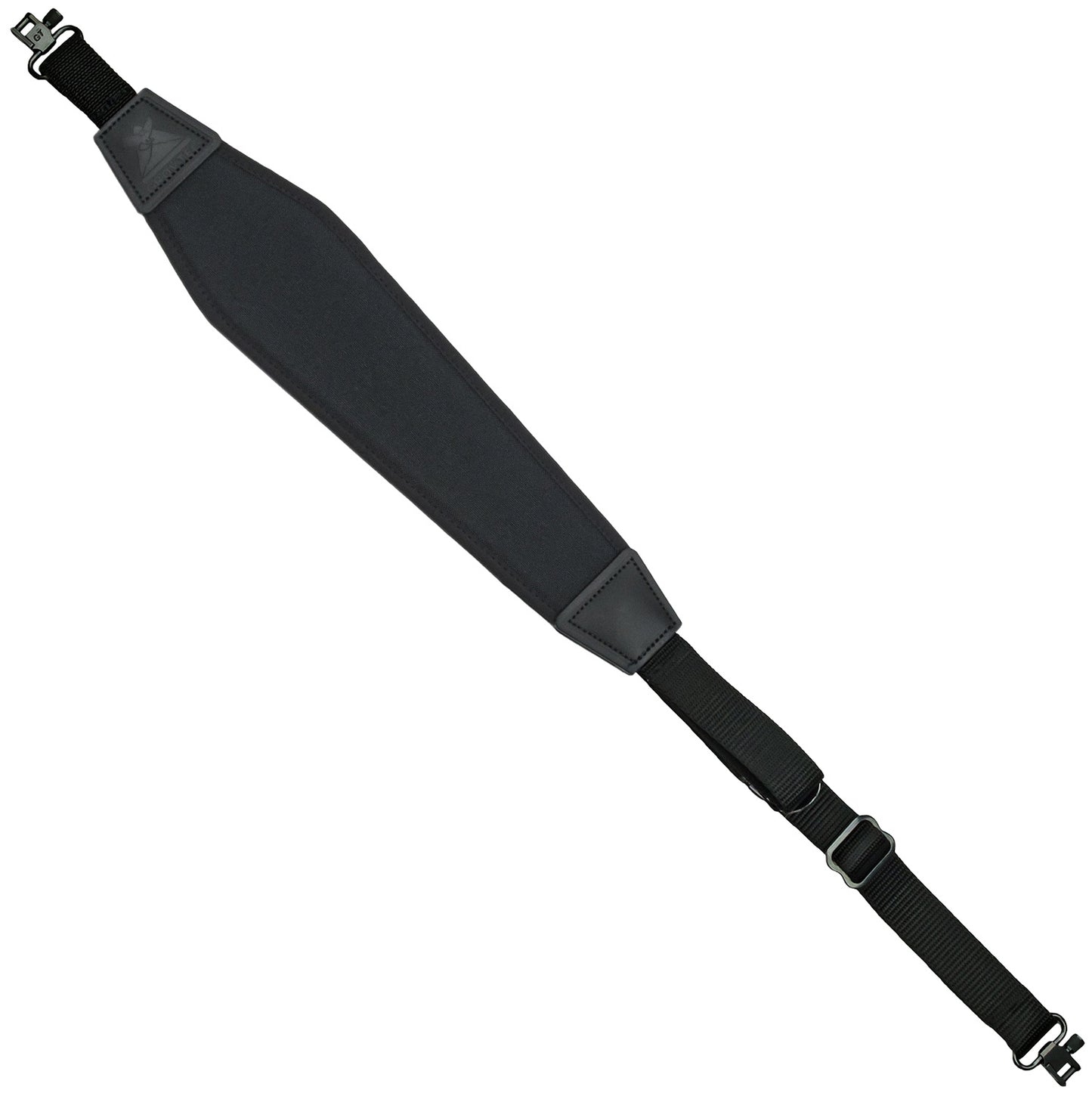 GrovTec US Inc GTSL01 GT made of Black Nylon with 48" OAL, 1" W & Adjustable Design for Rifle/Shotgun