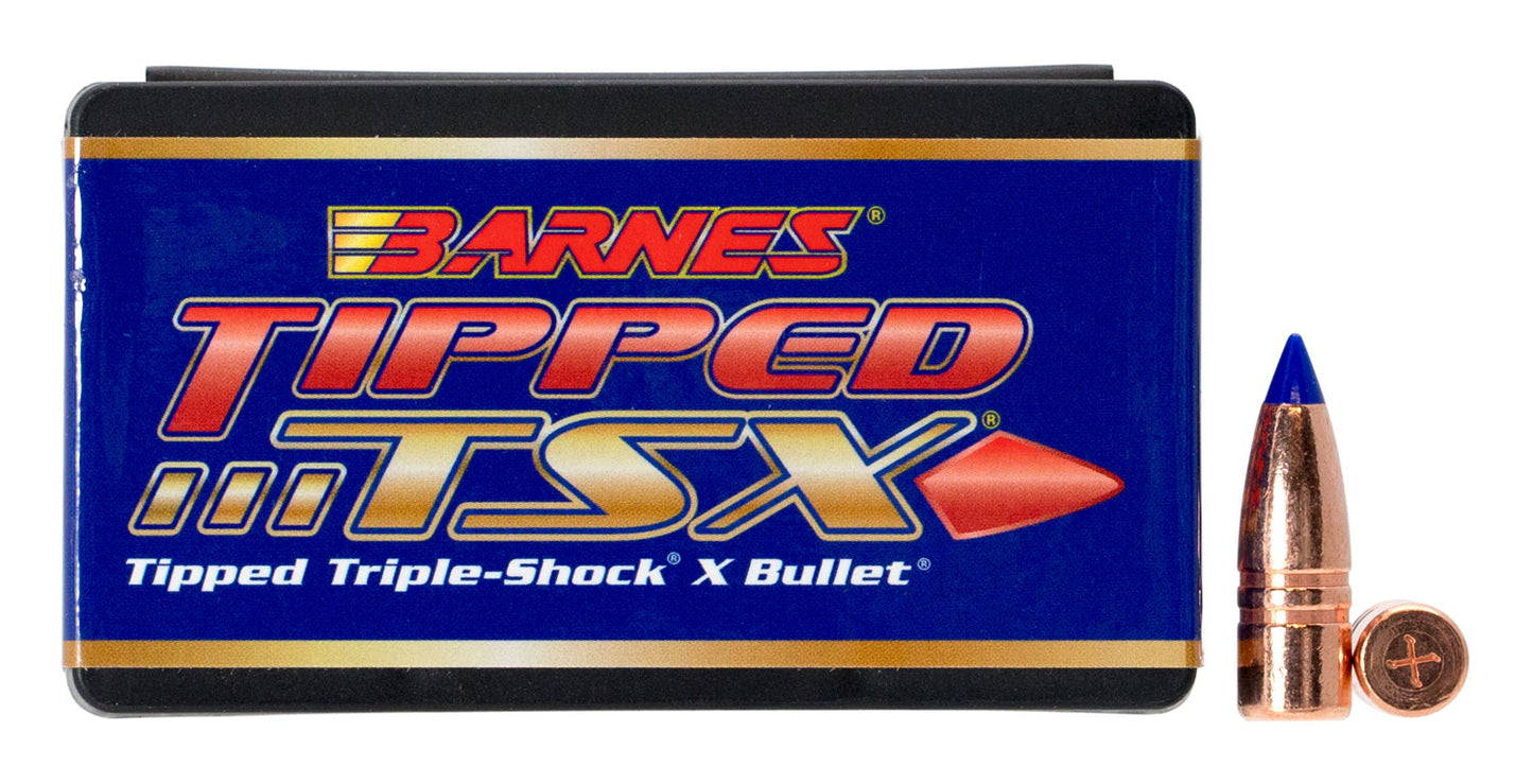 Barnes Bullets 30459 Tipped TSX 35Cal 180gr Flat Base 50/Box