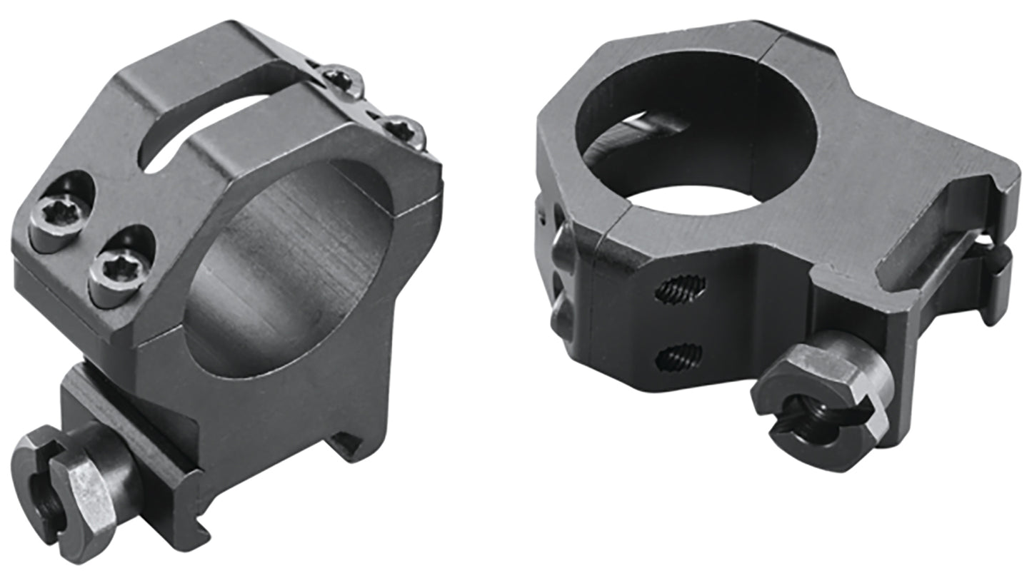 Weaver Mounts 48362 Four-Hole Skeleton Rings Matte Black 1" Extra High