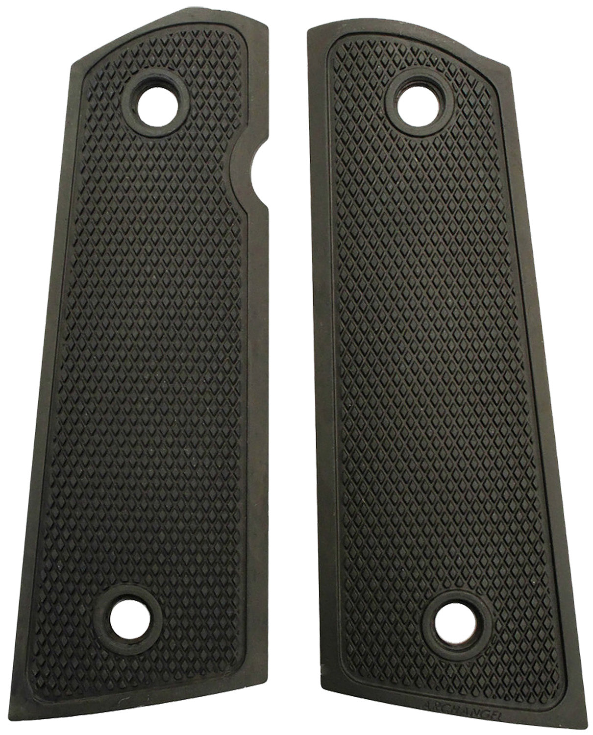 Archangel AA107 Grip Panels Made of Aluminum With Black Anodized Diamond Checkering Finish for 1911 Government