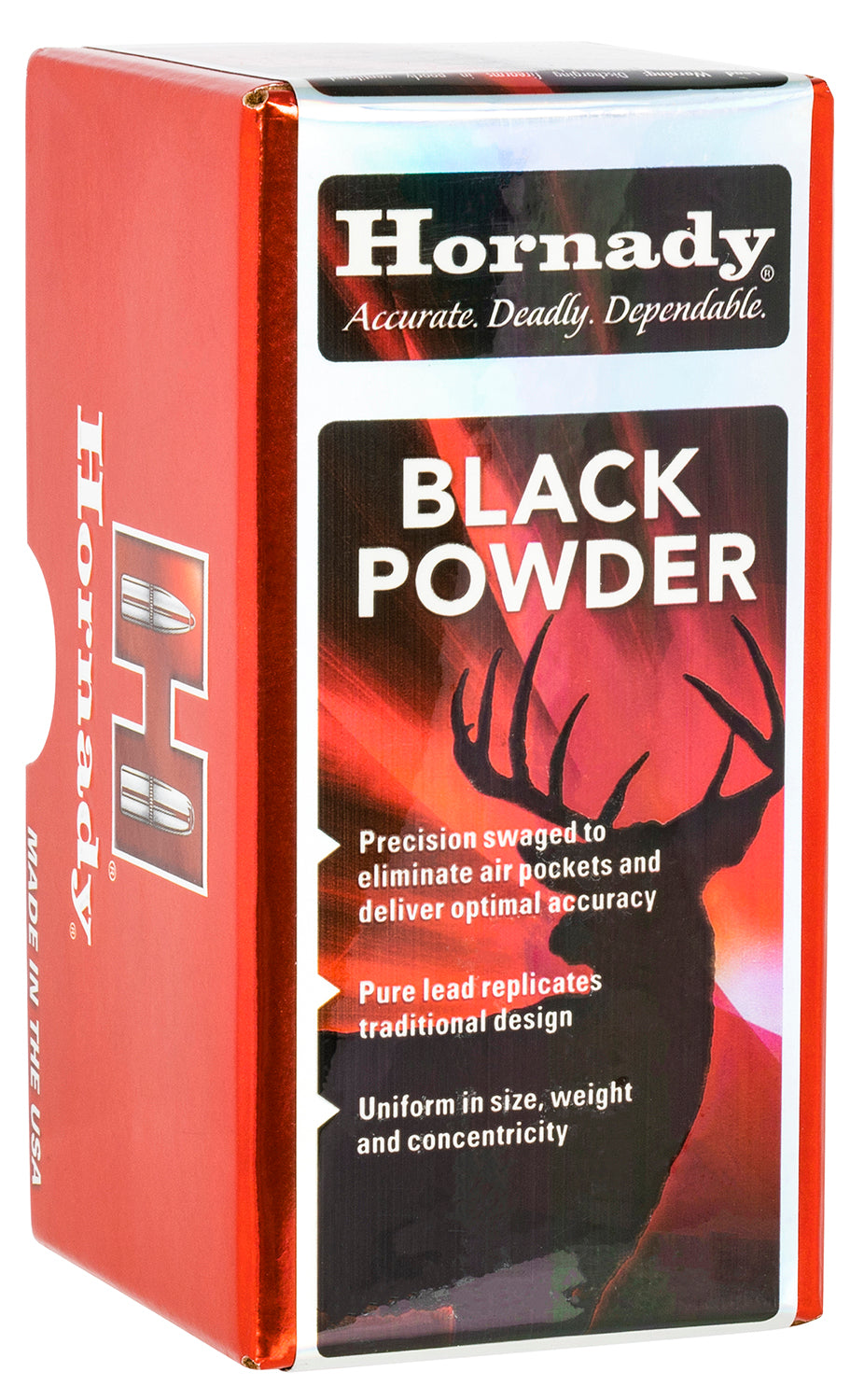 Hornady 6090 Lead Balls 50Cal Lead Ball 100 Per Box/25 Case