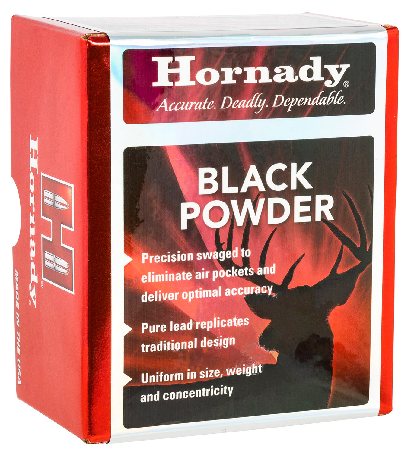 Hornady 6100 Lead Balls 54Cal Lead Ball 100 Per Box/15 Case