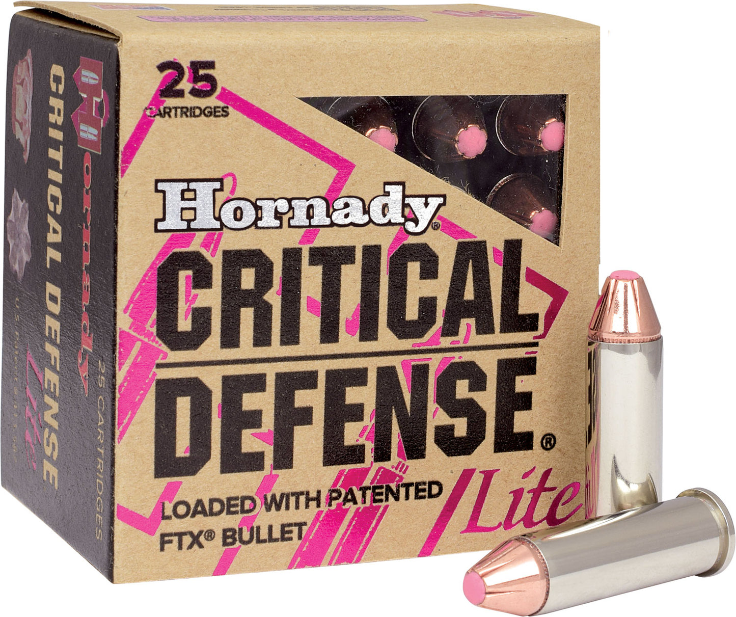 Hornady 90240 Critical Defense Lite 9mmLuger 100gr Hornady Flex Tip eXpanding 25 Per Box/10 Case